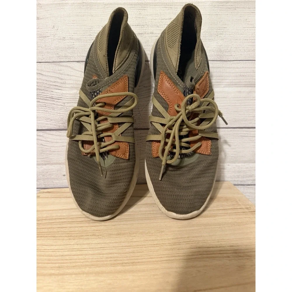 Olukai‎ Mio Li Sneakers Hunter Green Lava Rock Shoes 10440-HGLR Mens Size 9.5